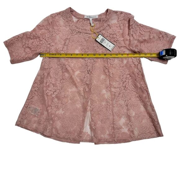 BCBGENERATION Floral Lace Open-back Top Size XSMALL - Picture 6 of 16